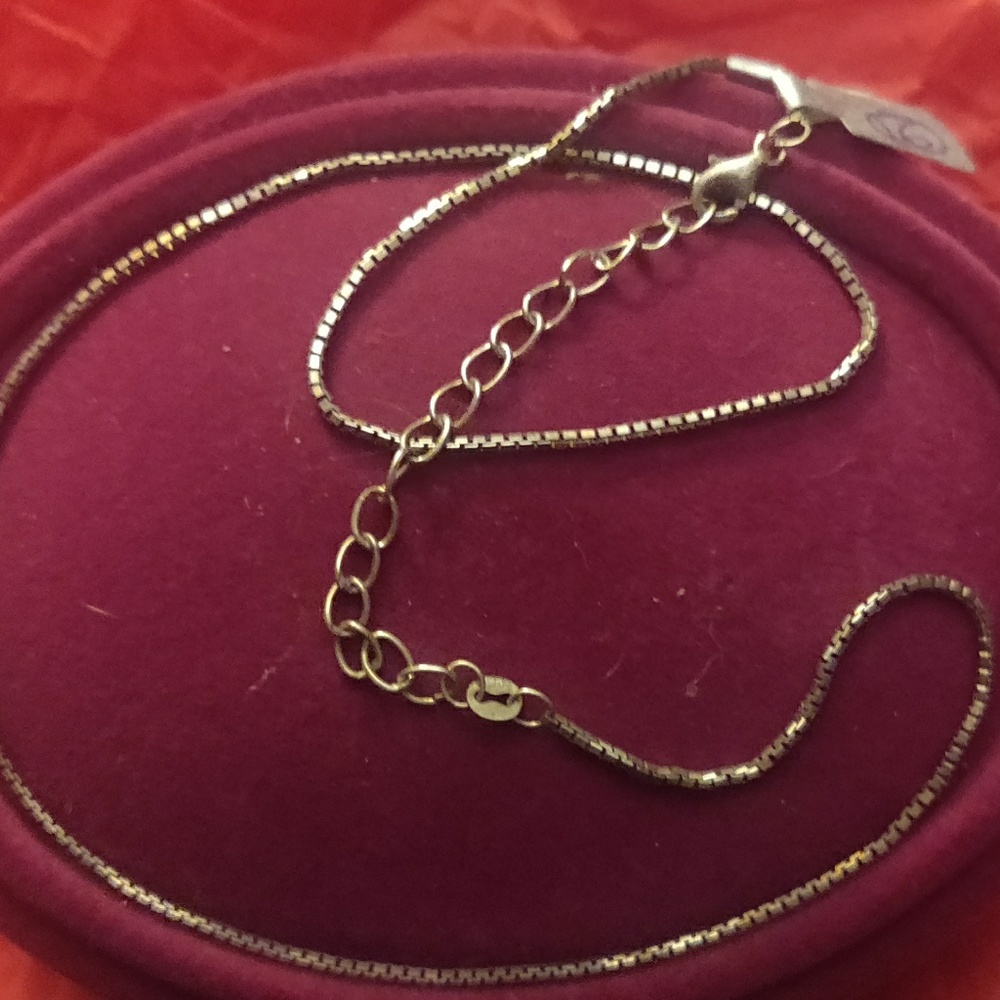 SS SMALL BOX LINK CHAIN 16"
